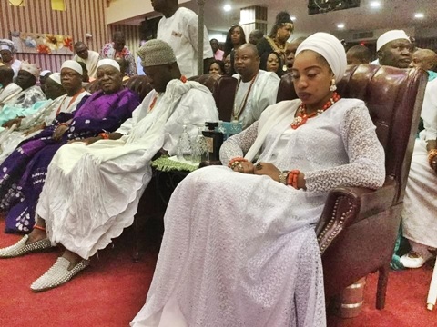 Ooni of Ife Spotted Dancing Happily at Redeemed Church in Washington D.C (Photos)