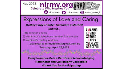 Nominate a mother for an Expressions of Love and Caring tribute from NIRMV.
