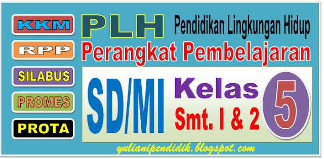 RPP, SILABUS, PROMES, PROTA, KKM MULOK PLH SD/MI KELAS 5 SMT. 1 DAN 2