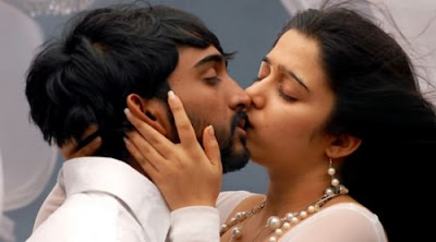 sexy actress Charmi Aravind Lip locking kissing hot scene photos gallery 