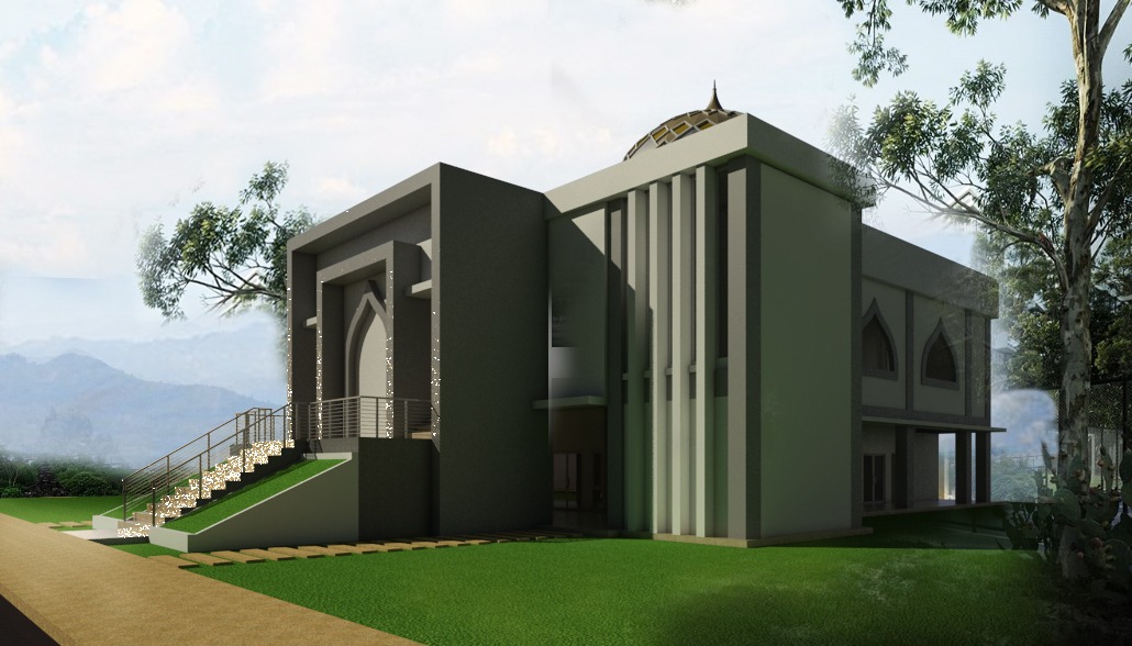 Perencanaan Desain  Masjid Bukit Kemuning Lampung 