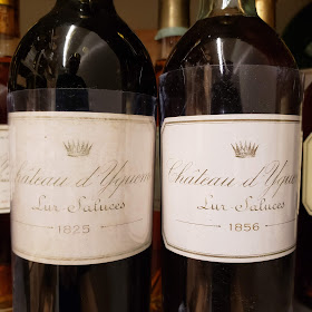 Chateau d'Yquem 1825 and 1826 labels ©LeDomduVin 2019