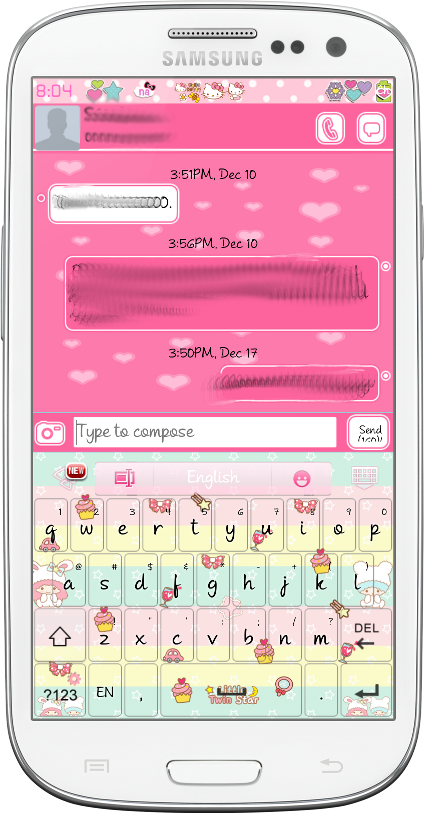 Pretty Droid Themes: Twinstar Go Locker and Keyboard Skin