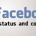 How to update blank status and comment on facebook?