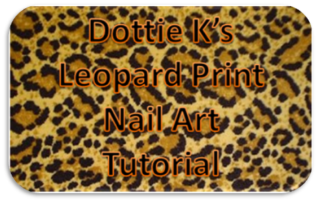 how to do animal print nails. How To: Create Leopard Print
