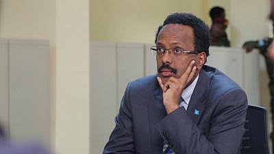 President Farmajo on a trip abroad