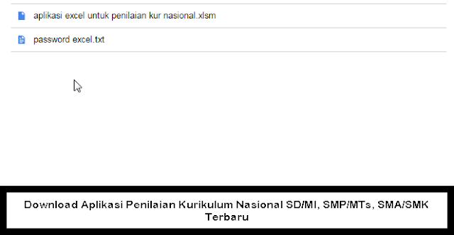 Download Aplikasi Penilaian Kurikulum Nasional SD/MI, SMP/MTs, SMA/SMK Terbaru