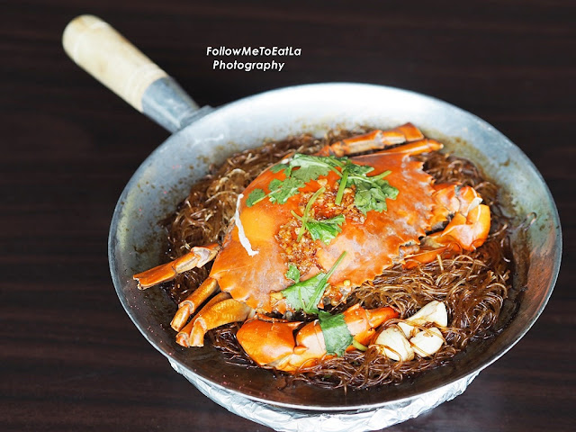 Claypot Glass Noodles With Crab