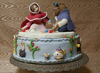 Cakes of Beauty and the Beast Children Party