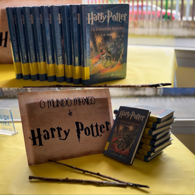 FOTOGRAFIA DOS LIBROS PARA LER: "HARRY POTTER E A CÁMARA DOS SEGREDOS"