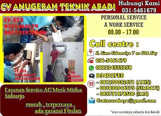 Layanan Service AC Merk Midea Sidoarjo 