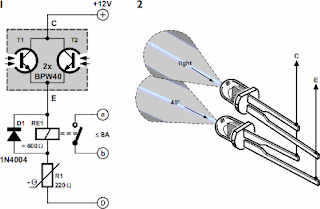 Simple Solar Relay Circuit Diagram