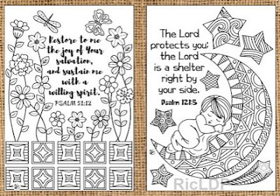 Bible Cards Coloring Set 2