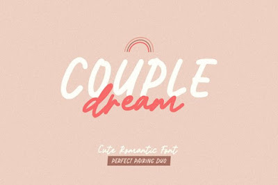 Couple Dream Font Duo - GraphicsMarket.net