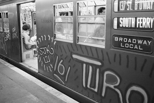 Fotografías del metro de Nueva York en la década de 1970