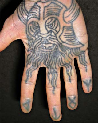 The Viking Tattoo Picture is Courtesy of Vic'thor da' Viking and he is the