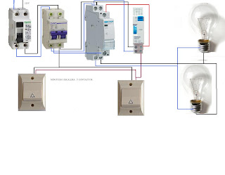 AUTOMATICO ESCALERA CONTACTOR 4 HILOS