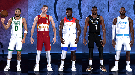 NBA 2K21 2020-2021 City Edition Jersey Pack by Gaming_1TK FOR 2K21 - NBA 2K Updates, Roster ...