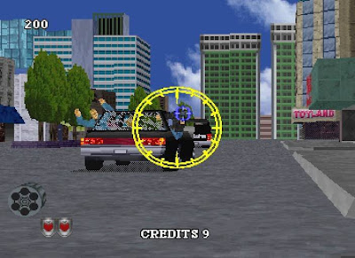 Virtua Cop 2 game footage 3