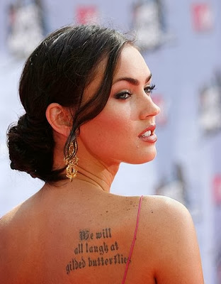 Megan Fox Tattoos