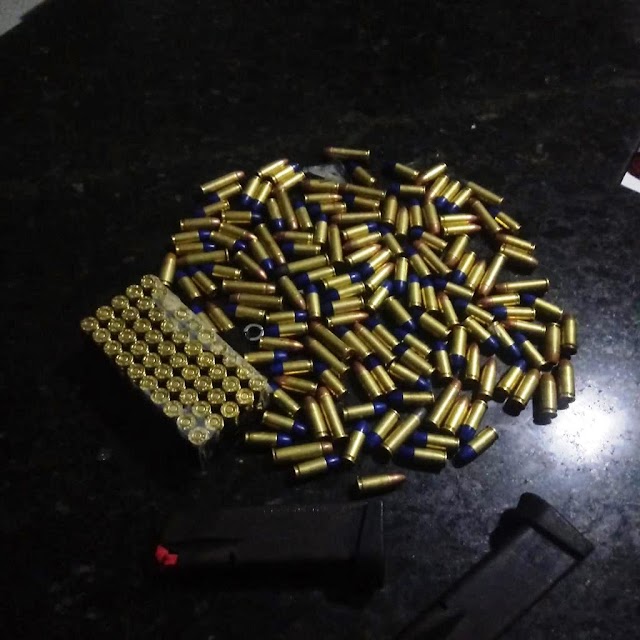 Polícia Militar apreende grande quantidade de munições e suspeitos fogem em Luís Correia