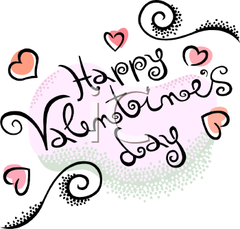 Happy Valentines  Coloring Pages on 0511 0901 1216 3013 Happy Valentines Day Message Clipart Image Jpg