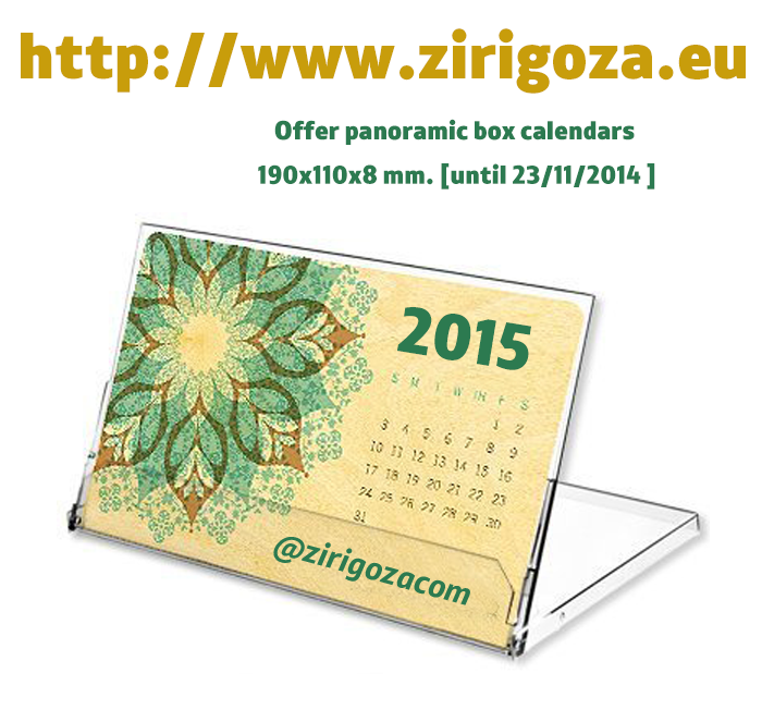  Tarifas y precios Caja Calendario 2015