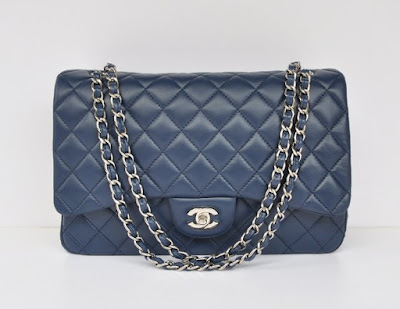 navy blue chanel bags