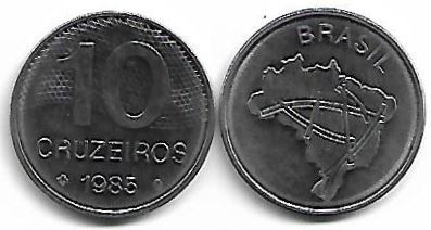 Moeda de 10 Cruzeiros, 1985