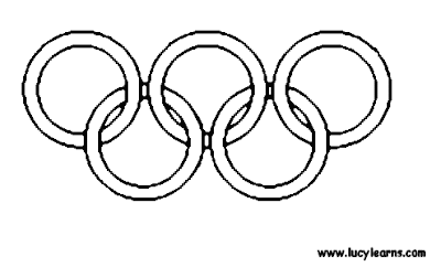 olympic rings coloring pages