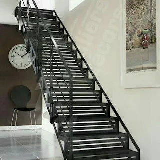 Model Tangga Rebah Modern