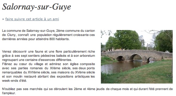 Salornay sur Guye - Clunisois villages 2