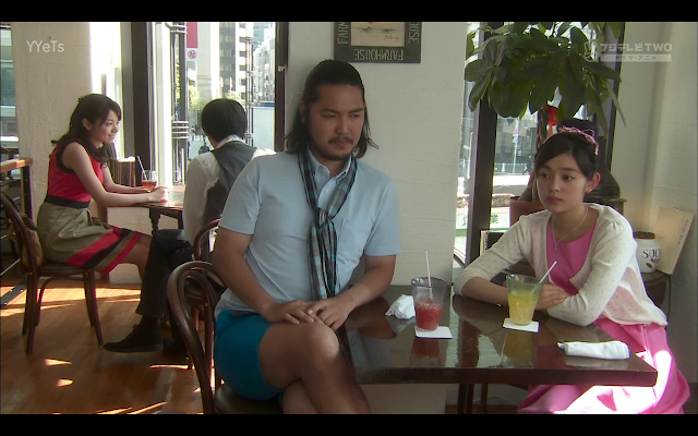 Sudo Senpai and Kotoko eavesdropping on Naoki and Matsumoto San's date.