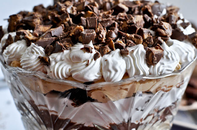 How to make brownie trifle?