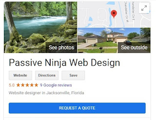 Passive Ninja Web Design Jacksonville