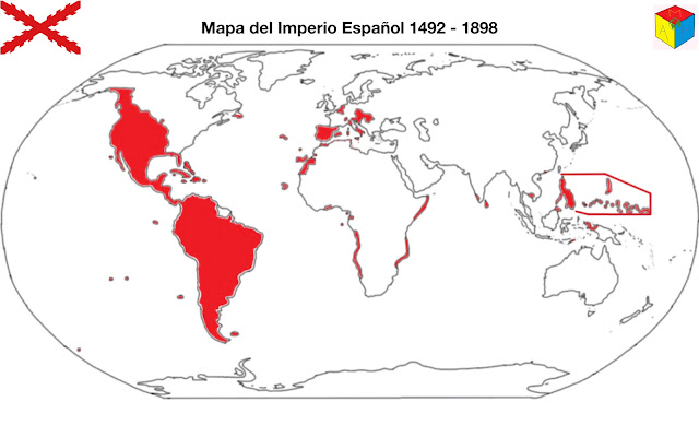 Mapa del Imperio Español