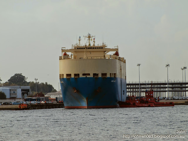 fotos de barcos, imagenes de barcos, Ro-Ro, grand race, vehicles carrier, bouzas, vigo