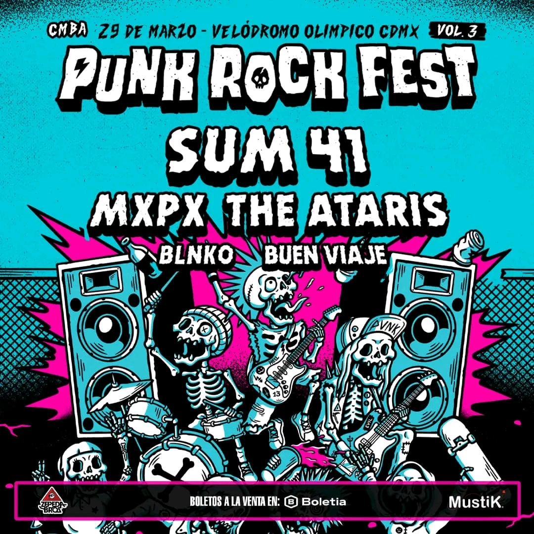 Sum 41 encabeza Punk Rock Fest