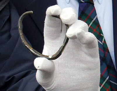 Ploughed field find was silver Viking ring