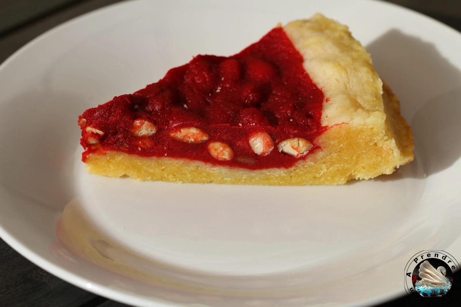 Tarte aux pralines roses (pas à pas en photos)