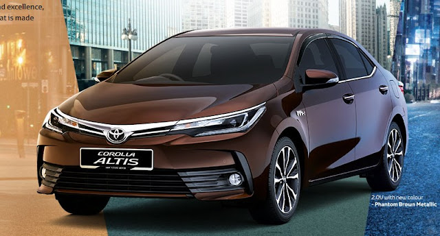 with the New Corolla Altis