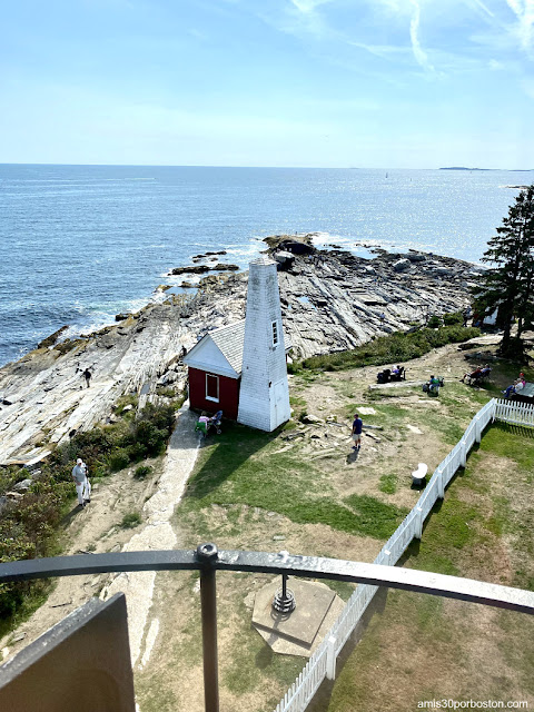 Vistas desde el Interior del Faro Pemaquid Point Lighthouse