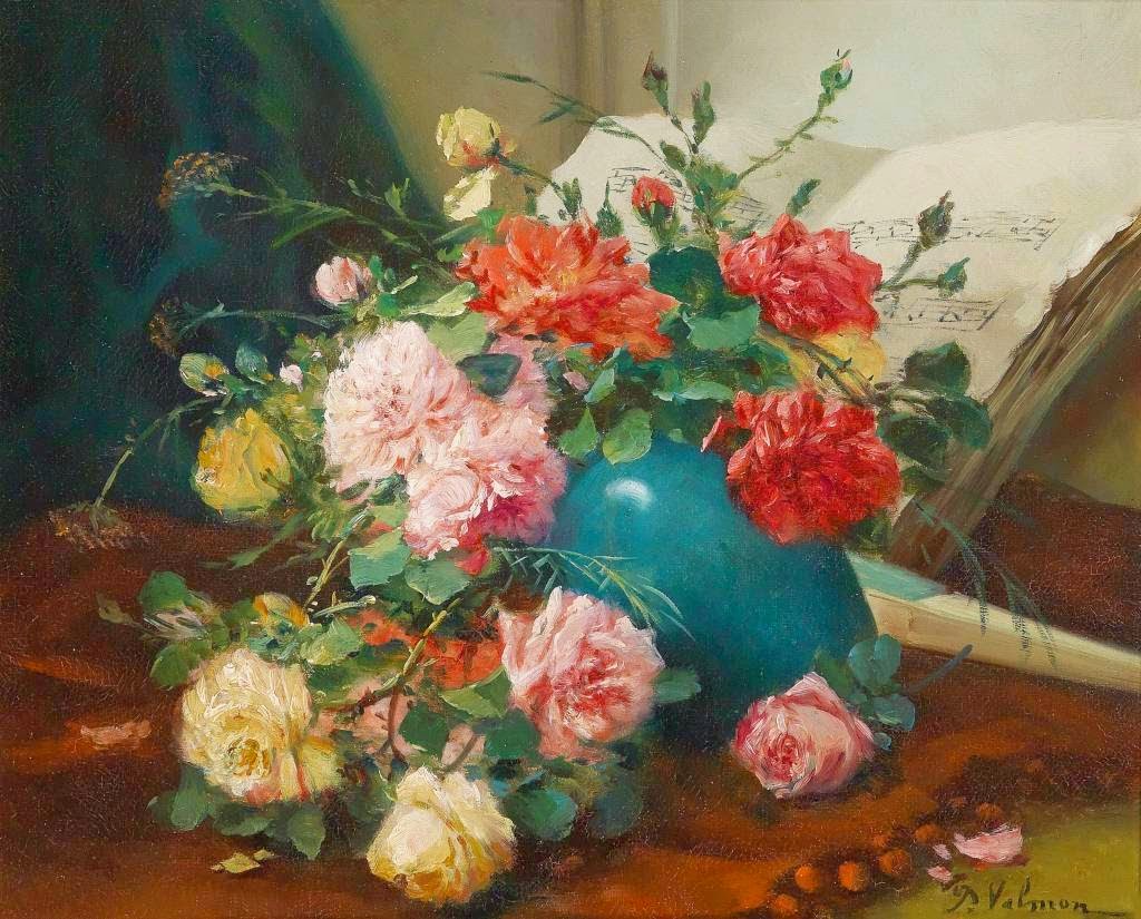 Eugene Henri Cauchois Impressionist Painter - Still Life Art