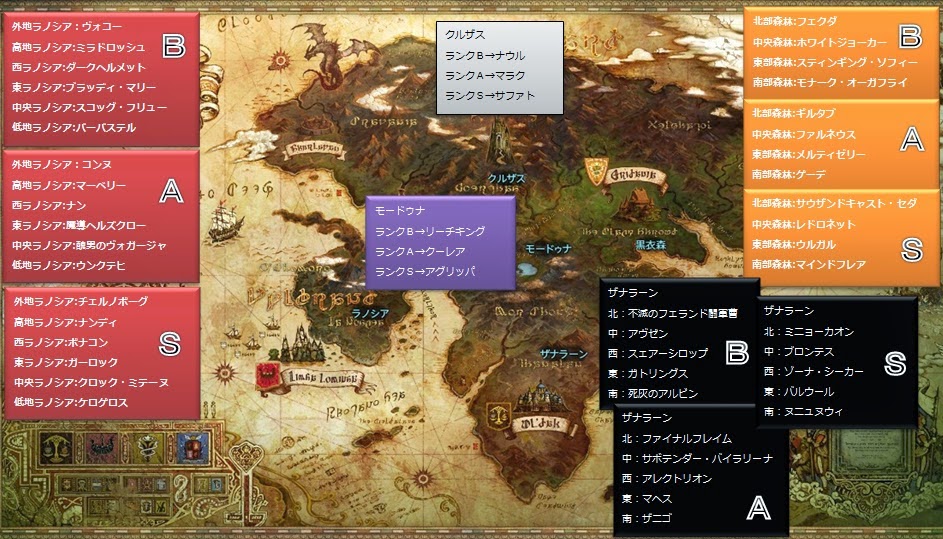 The Secret Of Malinblue 真理の冒険譚 新生ff14 リスキーモブ生息域 The Secret Of Malinblue 真理の冒険譚 新生ff14 リスキーモブ生息域