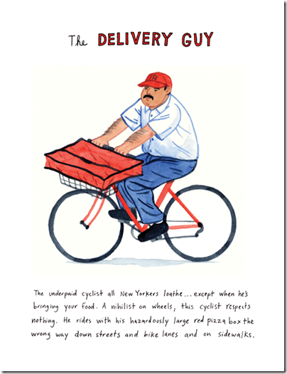 Kurt McRobert - Catalogue of New York City Cyclists - Delivery Guy