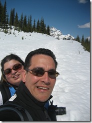 hike to peyto lake -- big hill photo 5