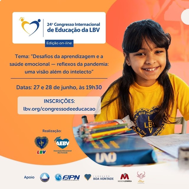 Vem aí: 24º Congresso Internacional de Educação da LBV