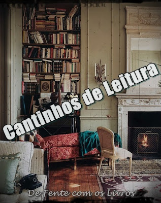 coluna cantinhos de leitura, de frente com os livros