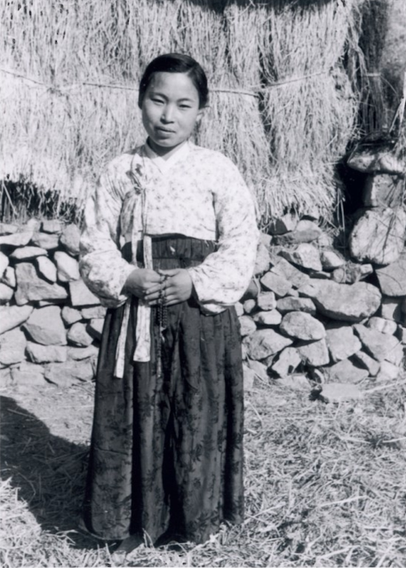 Giovane ragazza. Joseon. 1911