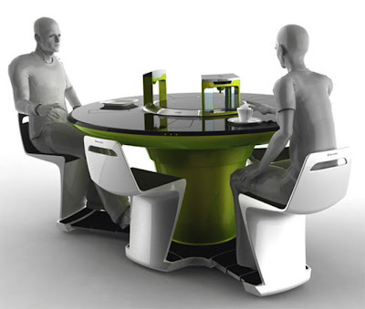 all in one computer futuristic kitchen set